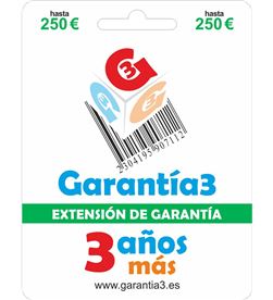 Garantia G3PD3ES250 por webshop 3 años mas hasta 250 euros - 8033509887652