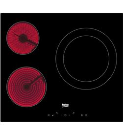 Beko HIC63402T placa vitroceramica 60cm 3 zonas negro - BEKHIC63402T