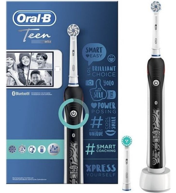 Braun SMARTTEENB cepillo dental oralb smart teen black (eb60 + ortho) - SMARTTEENB