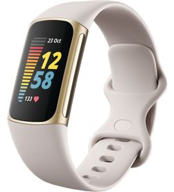 Fitbit FB421GLWT pulsera activitat charge 5 lunar white - FB421GLWT