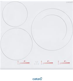 Cata INSB 6030 WH placa de inducción 60cm 3 zonas de cocción cristal blanco - 82996