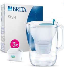 Brita 1051127 jarra style azul 3 filtros maxtr PURIFICADOR - 035904210086