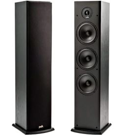 Polk 31056 audio t50 black / pareja de altavoces de pie - +31056