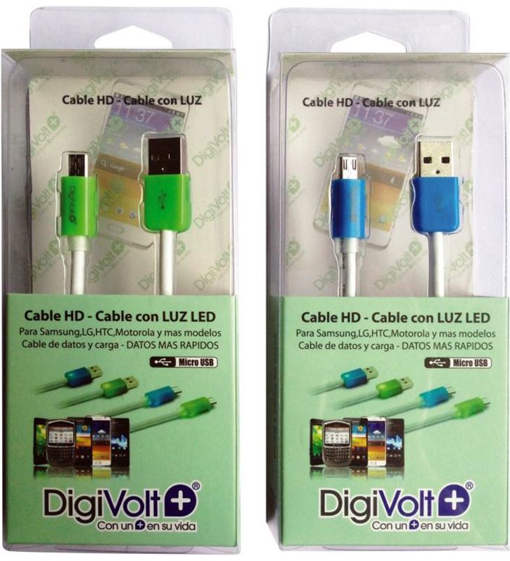 Digivolt CB-8206L cable hd con led para micro-usb 8206l cb8206l - CB-8206L