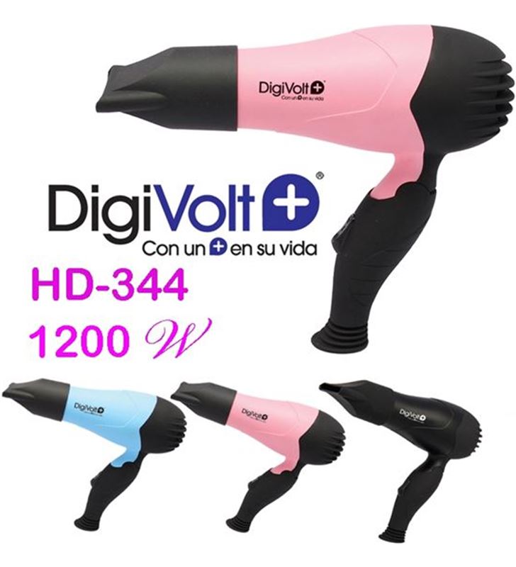 Digivolt HD-344 secador pelo 1200w (50/c) Secador - HD-344