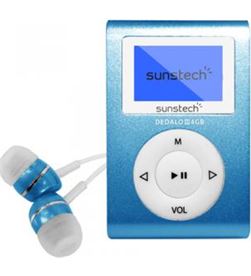 Sunstech DEDALOIII4GBBL mp3 4gb dedaloiii azul Reproductores MP3/4/5 - DEDALOIII4GBBL