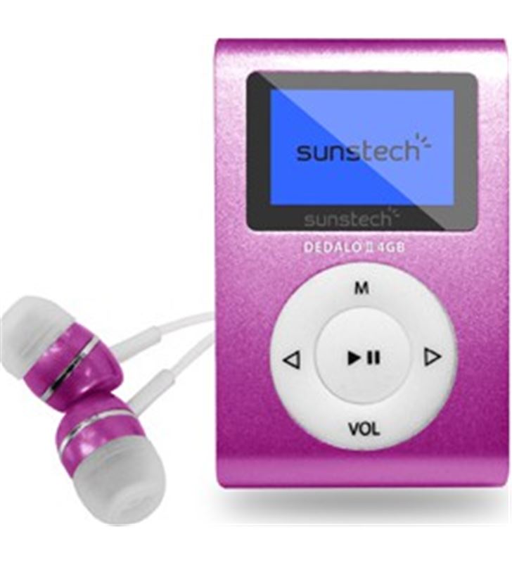 Sunstech DEDALOIII4GBPK mp3 4gb dedaloiii rosa Reproductores MP3/4/5 - DEDALOIII4GBPK