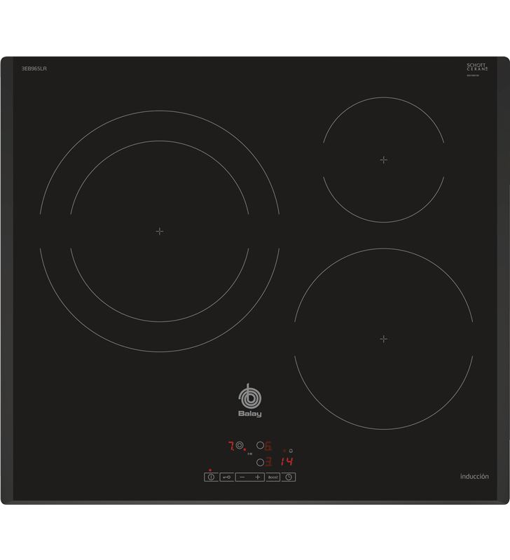 Balay 3EB965LR placa induccion 3f biselada Vitrocerámicas - 3EB965LR