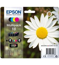 Epson C13T18064012 cartucho tinta multipack 4 colores 18 claria c13t18064010 - EPSC13T18064012