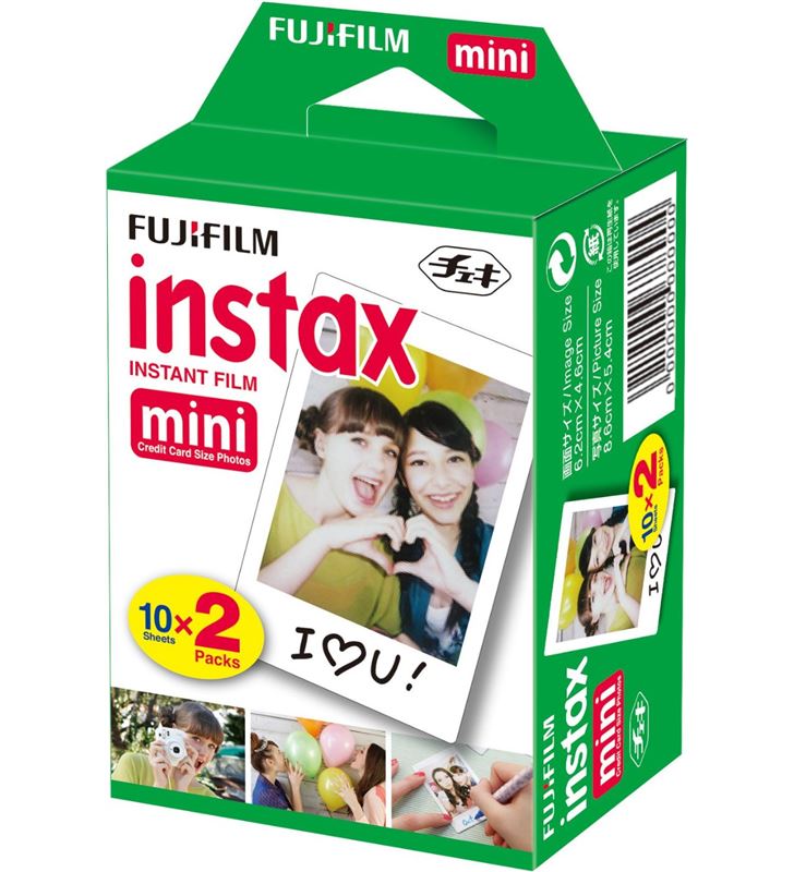 Fujifilm P144625 pelicula instax mini glossy pack 2*10 - 109205