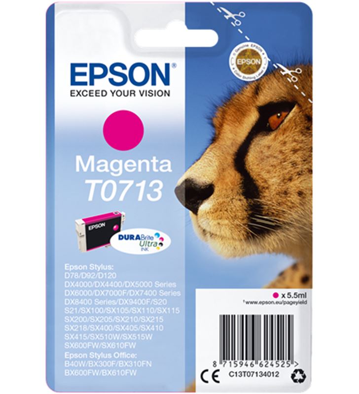 Epson C13T07134012 tinta magenta 713 Impresión - EPSC13T07134012
