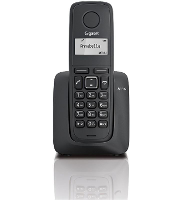 Siemens A116 telefono inalambrico gigaset , negro Telefonía doméstica - 08163420