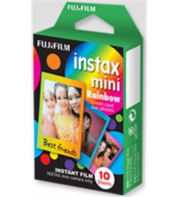 Fujifilm 16276405 pelicula instax mini rainbow ww1 10u - 16276405