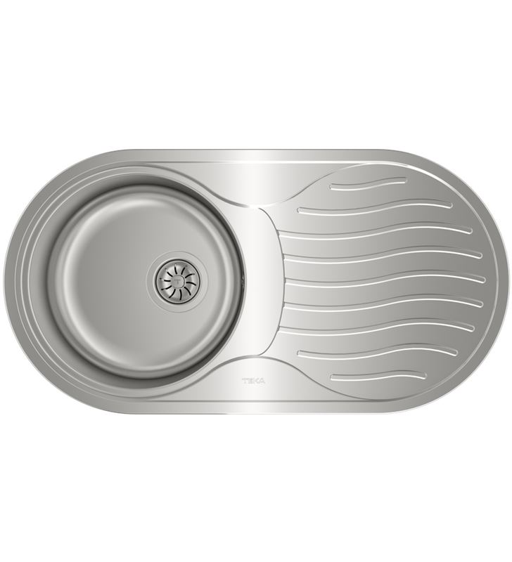 0001040 10110005 teka dr-80 1c 1e fregadero circular encastrado y reversible de 45 cm con cu - 8421152037058