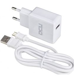 Dcu 37150000 cargador usb 5v 2.4a + cable micro usb 371500 - 37150000