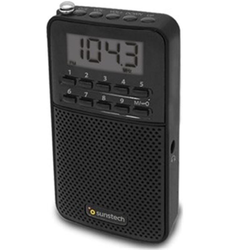 Sunstech RPDS81BK radio portatil digital negro Radio Radio/CD - RPDS81BK