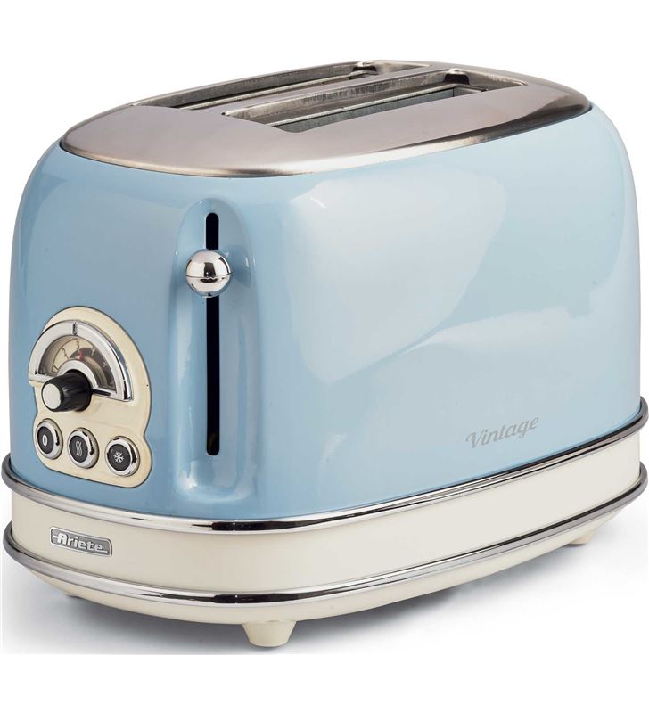 Ariete 15515 tostador 2 ranuras vintage azul, 810w, 2 ranuras - 15515