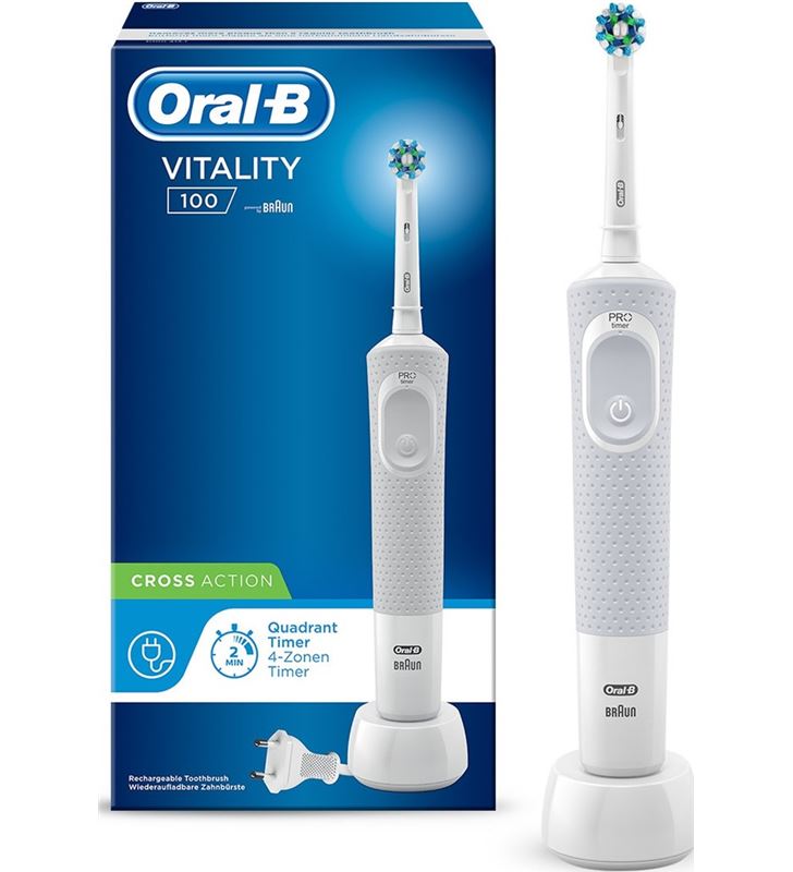 Braun D100CABLANC cepillo dental d100 vitality cross action blanco - 60160003_4915627436