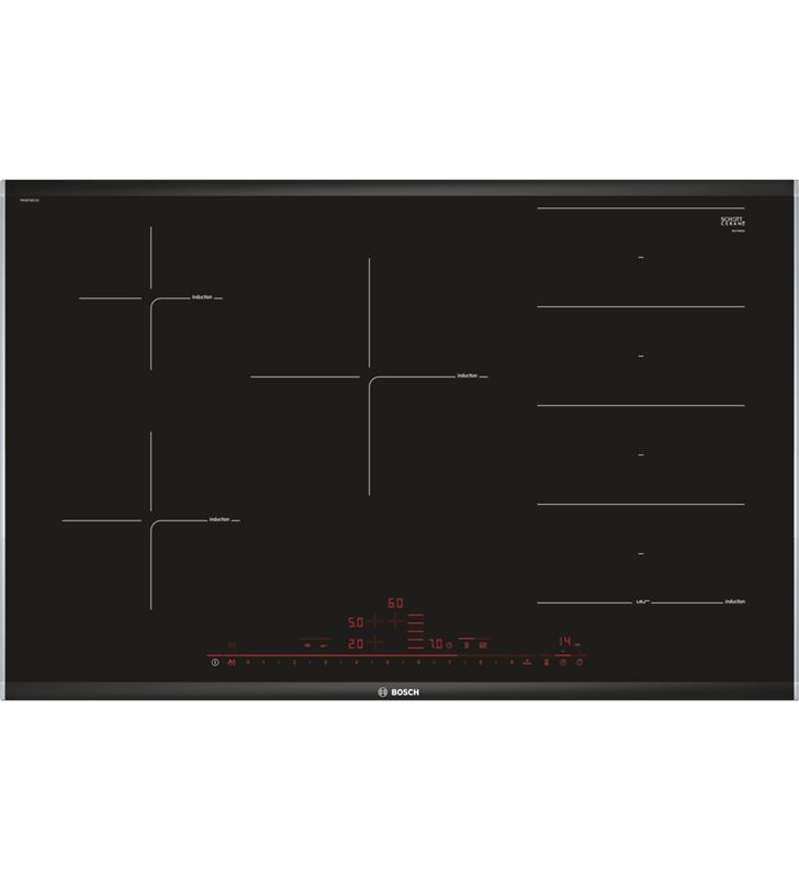 Bosch PXV875DC1E placa eléctrica inducc 80cm 4zon Vitrocerámicas - PXV875DC1E