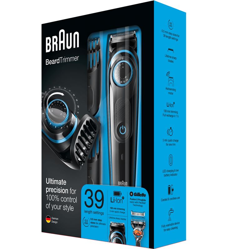 Braun BT5040 barbero bt 5040 + maquinilla manual gillette fusion5 proglide - 68672059_8157971040