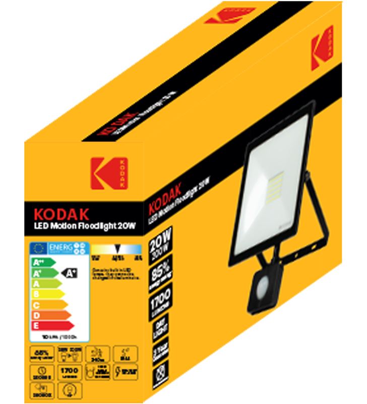 Kodak 30417991 luz exterior motion floodlight blanca 20w - 30417991