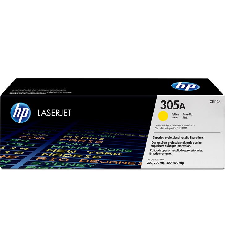 Hp CE412A toner amarillo nº305a 2600 páginas para m351 / m375 / m451 / m475 / - CE412A