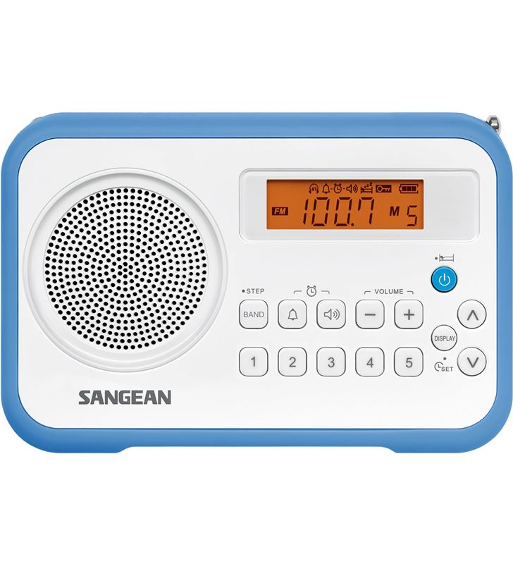 Sangean PRD18 B-A azul blanco radio digital portátil fm am pantalla lcd ala - +87182