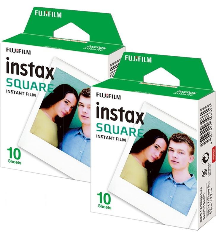 Fujifilm INSTAX SQUARE I nstant film (20) papel fotografía instantánea impre - +99024