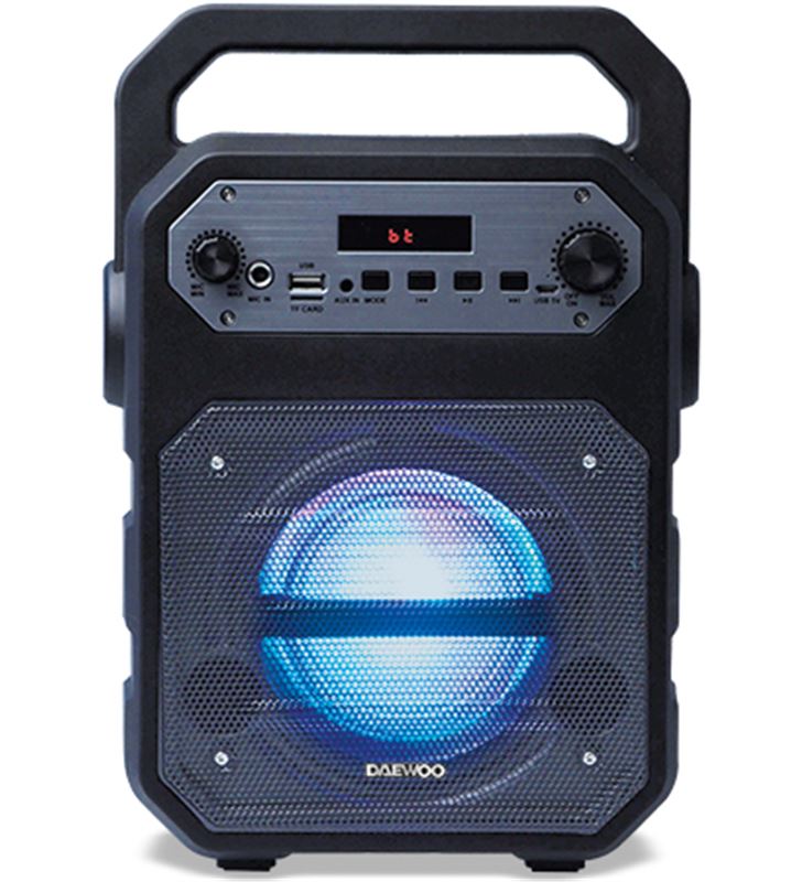 Daewo DBF252 altavoz karaoke bluetooth o dsk-345 fm/usb/sd/micrófono negro - DAEDBF252