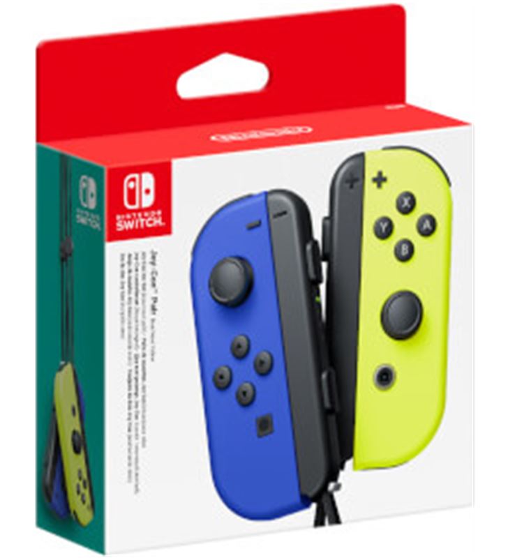 Nintendo SWITCH JOYC BY mandos inalámbricos switch joycon azul/amarillo neón - control - 72790741_0166249076