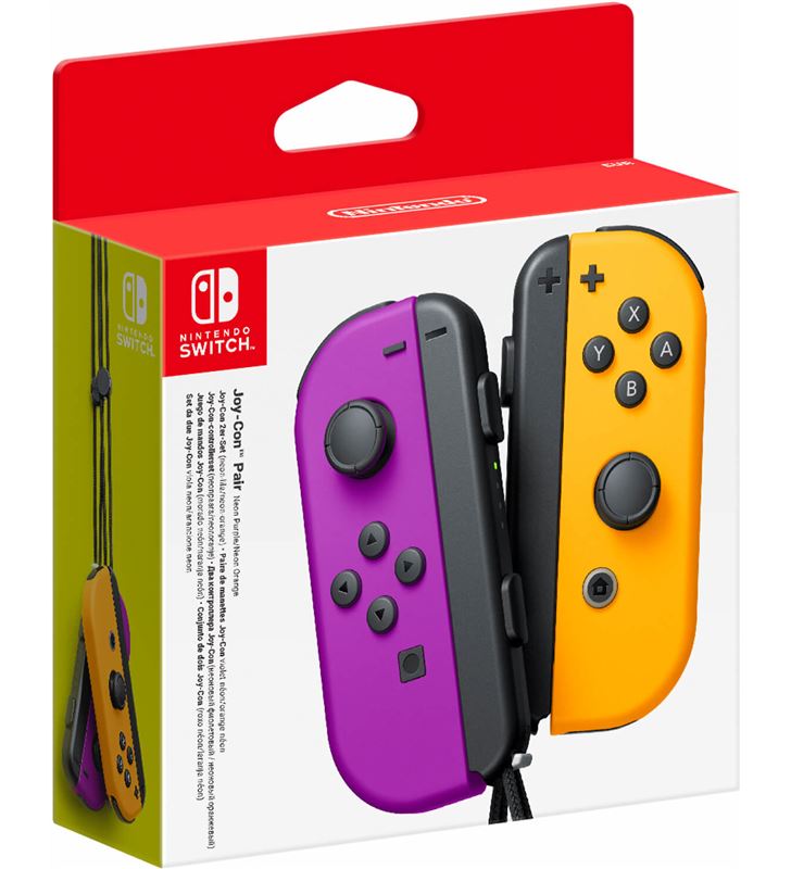 Nintendo SWITCH JOYC LN mandos inalámbricos switch joycon lila/naranja neón - control - 72790749_6924425383
