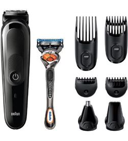 Braun MGK5260 recortadora de barba y cuerpo 8 en 1 con 6 accesorios y maqui - 4210201281757