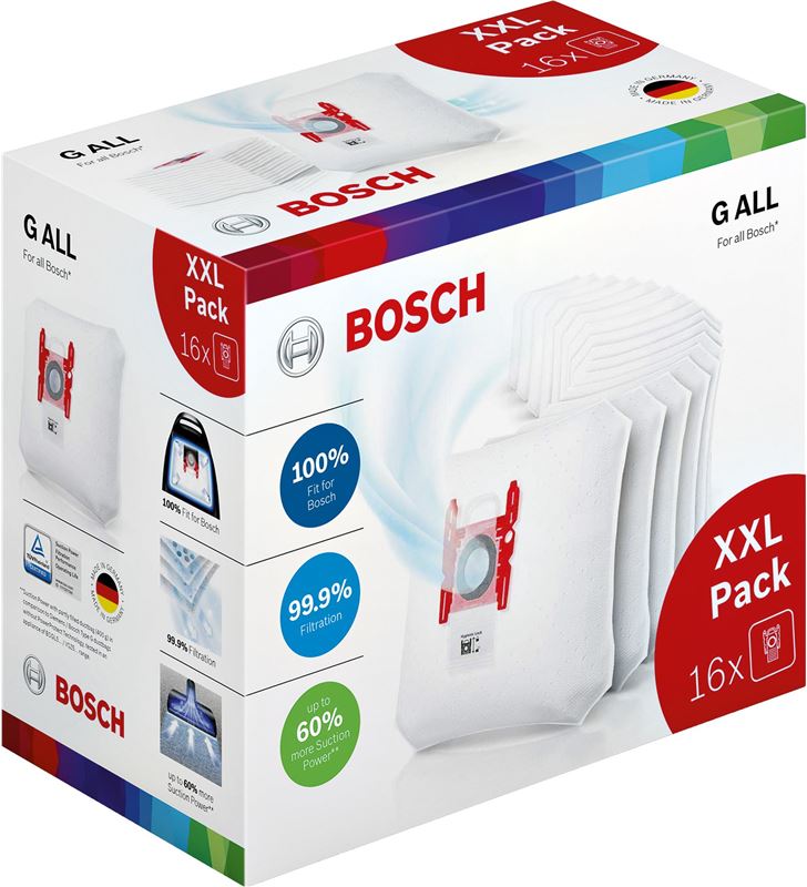 Bosch BBZ16GALL accesorio pack 16 bolsas de aspiración - BBZ16GALL